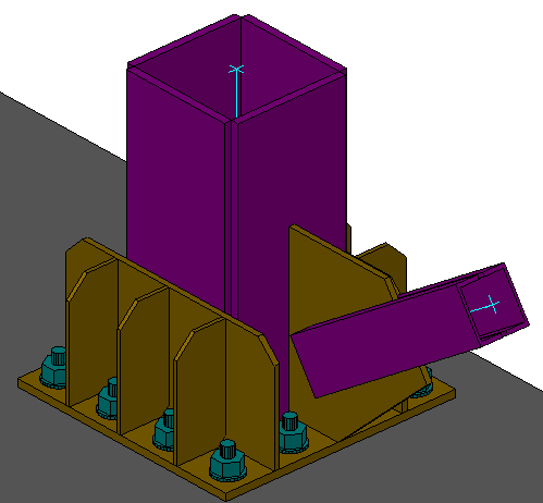 طراحی اتصال کف ستون بر اساس ویرایش جدید مبحث 9 و 10 